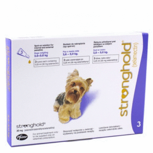 STRONGHOLD DOG 30mg 2.6-5kg *3